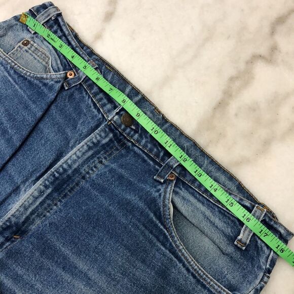 Vintage 1989 Levi’s 509 Orange Tabs 36x32 Regular Fit Straight Leg Made in USA - Picture 7 of 9